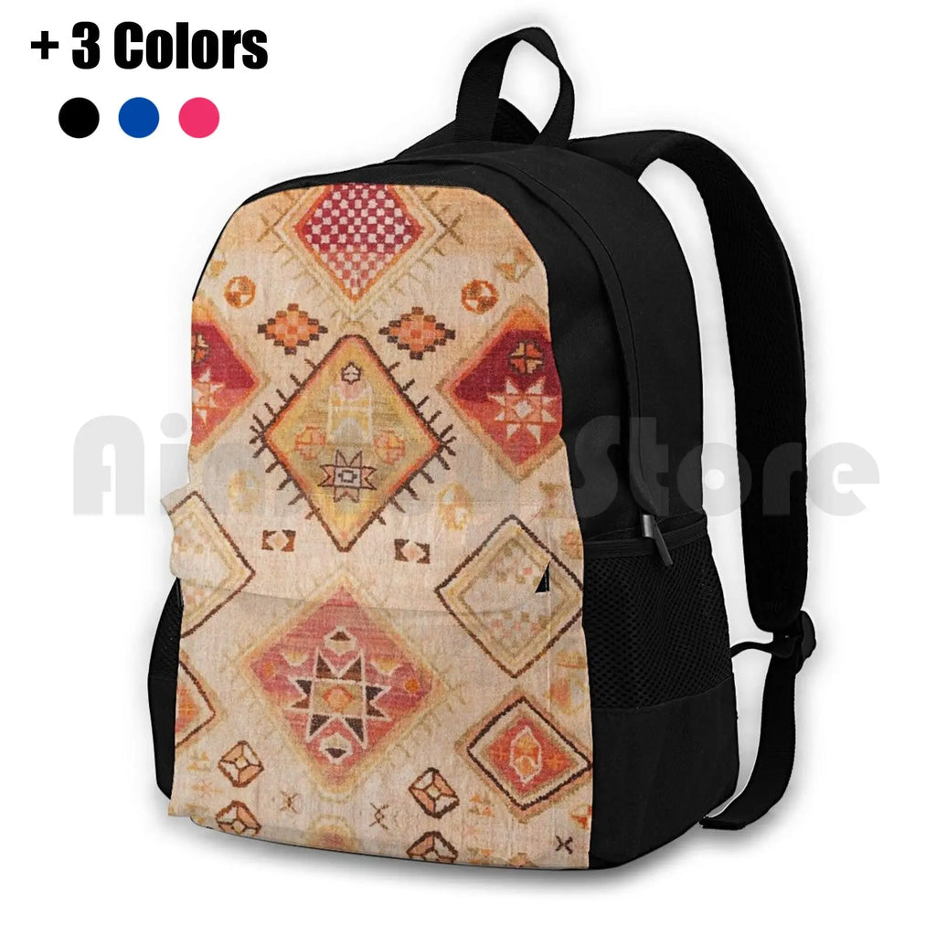 Vintage Berber Desert Moroccan Style Outdoor Hiking Backpack