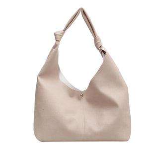 Vintage Big Leather Bucket Side Bags for Women