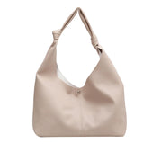 Vintage Big Leather Bucket Side Bags for Women