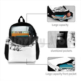 Vintage Biplane Airplane Outdoor Hiking Backpack