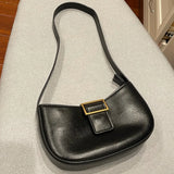 Vintage Metal Buckle Mini Bag Women Summer Underarm Packs Classic Handbag