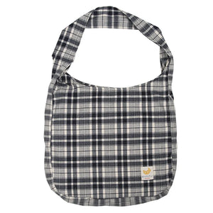 Vintage Plaid Women Shoulder Bag Autumn Winter Large Capacity Tote Canvas Bags
