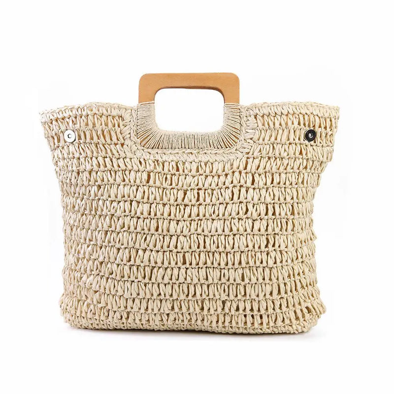Bohemian Straw Bag for Women - Summer Large Capacity Beach Handbags