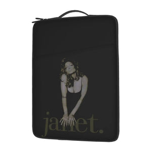 Vintage Bootleg Hiphop Janet Jackson Waterproof Laptop Bag 13-15 Inch