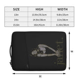Vintage Bootleg Hiphop Janet Jackson Waterproof Laptop Bag 13-15 Inch