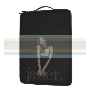 Vintage Bootleg Hiphop Janet Jackson Waterproof Laptop Bag 13-15 Inch