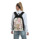 Vintage Botanical Blush Peony Flowers Backpacks Men's Women's Child's Backpack