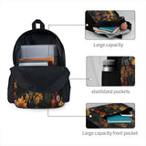 Vintage Botanical Night Garden Backpacks - Retro Style