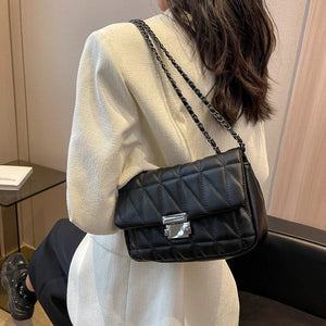 Vintage Chain Handbag Purses For Women Shoulder Crossbody Bag