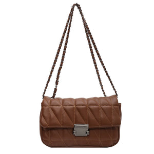 Vintage Chain Handbag Purses For Women Shoulder Crossbody Bag