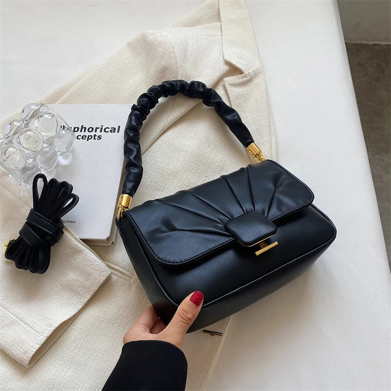 Vintage Satchel Flap Handbags Purses Women Shoulder Crossbody Bags Casual Totes