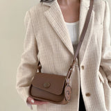Vintage Brown Bear Small Bag Women Handbag Ladies Shoulder Clutch Purse