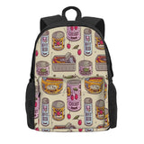 Vintage Canned Goods Pattern Backpacks Men's Backpacks Bags For Women