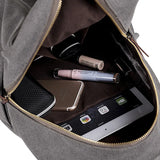 Vintage Canvas Backpacks Men Laptop Shoulder Bags Travel Students Casual Hiking