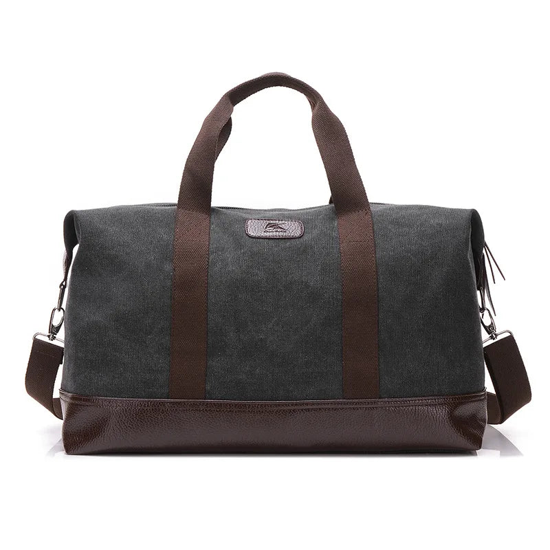 Canvas Men's Travel Hand Luggage Bag Weekend Overnight Bag