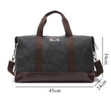 Canvas Men's Travel Hand Luggage Bag Weekend Overnight Bag