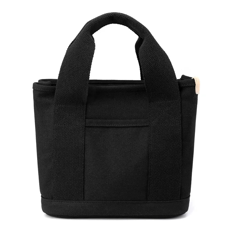 Vintage Canvas Women's Bag Multilayer Small Bag Casual Shopping Tote Bag