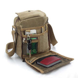 Vintage Canvas Men's Women Crossbody Bag Shoulder Messenger Bags Handbag