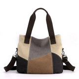 Vintage Canvas Women Messenger Bags Crossbody Women's Shoulder Bag