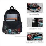 Vintage Car Collage Backpacks Men's Backpacks Bags For Women