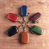 Vintage Car Key Wallets Unisex Leather Keys Organizer Keychain Holder