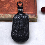 Vintage Crocodile Leather Car Keychain Case Wallets Unisex Key Bags Holders
