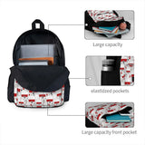 Vintage Caravan Red/Grey Backpacks Men's/Women's Bags