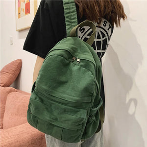 Vintage Casual Women Travel Backpack - High Capacity