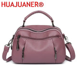 Vintage Leather Shoulder Bag Womens Tote Messenger