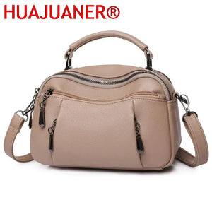 Vintage Leather Shoulder Bag Womens Tote Messenger