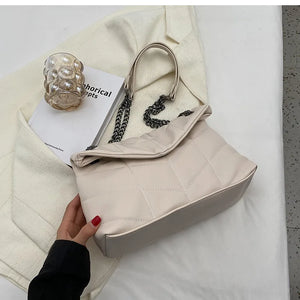 Vintage Chain Shoulder Crossbody Bag for Women Handbags Totes Female Purse