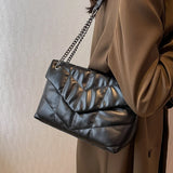 Vintage Chain Shoulder Crossbody Bag for Women Handbags Totes Female Purse