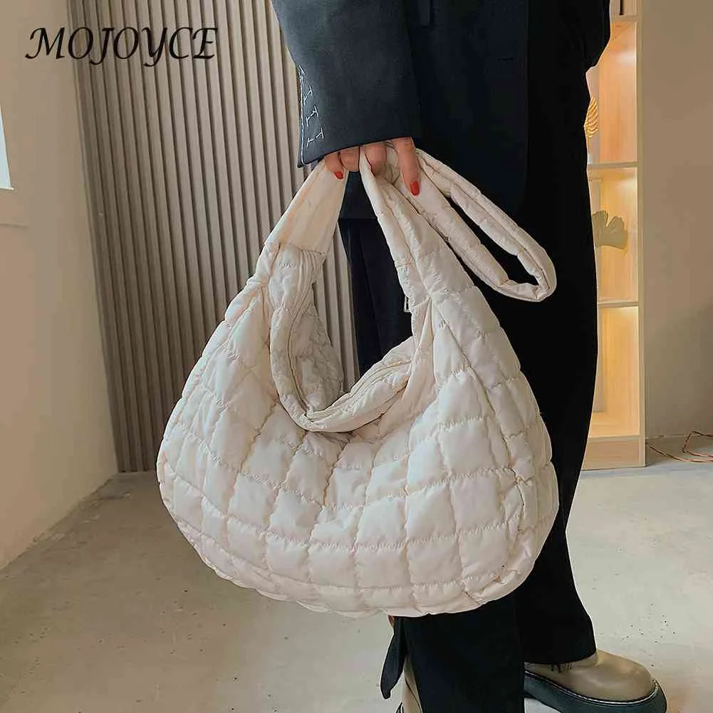 Vintage Checkered Messenger Bag Women Large Capacity Handbags