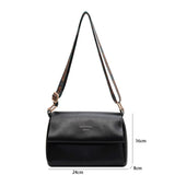 Vintage Women Single-Shoulder Bag Solid Pu Leather Messenger Bags Ladies Commute