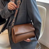 Vintage Women Single-Shoulder Bag Solid Pu Leather Messenger Bags Ladies Commute