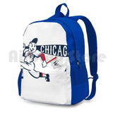 Vintage Chicago Baseball-Distressed Outdoor Hiking Backpack