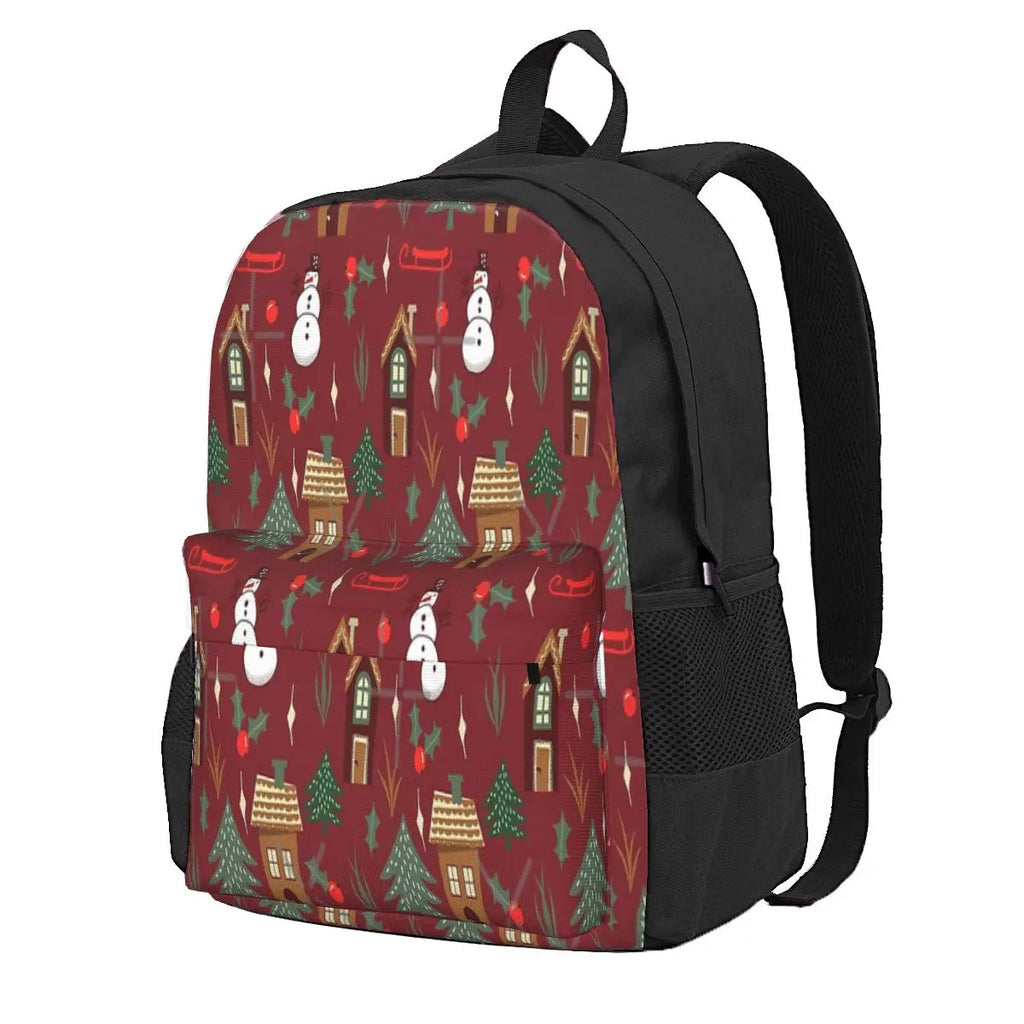 Vintage Christmas Backpacks Men's Backpacks Bags For Women