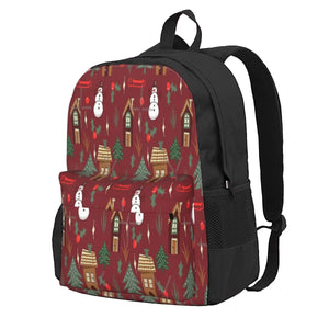 Vintage Christmas Backpacks Men's Backpacks Bags For Women