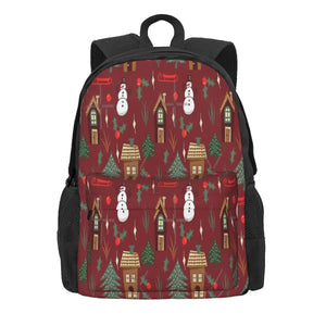 Vintage Christmas Backpacks Men's Backpacks Bags For Women