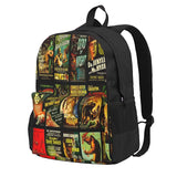 Vintage Classic Horror Monster Movie Backpacks Men's Backpacks Bags For Women