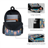 Vintage Clocks Backpacks Men's and Women's Bag