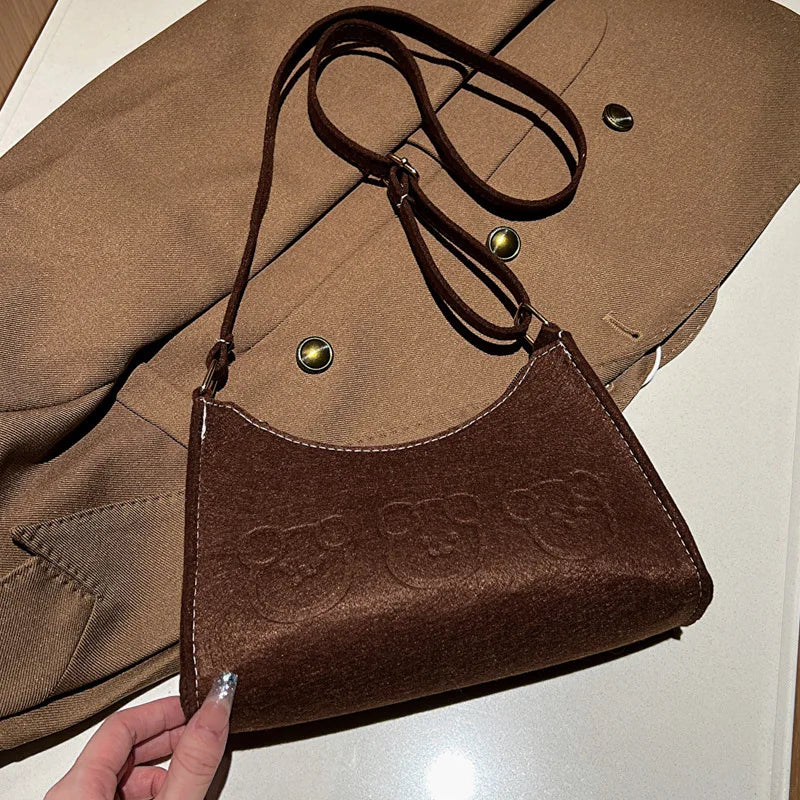 Vintage Clutch Purse Women's Shoulder Underarm Bag
