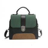 Vintage Leather Crossbody Bag Women Shoulder Messenger Handbag