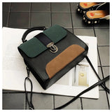 Vintage Leather Crossbody Bag Women Shoulder Messenger Handbag
