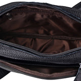 Vintage Cow Leather Messenger Bag Business Handbag