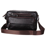 Vintage Cow Leather Messenger Bag Business Handbag