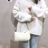 Vintage Crocodile Print Women Handbags Ladies Flap Small Shoulder Bags