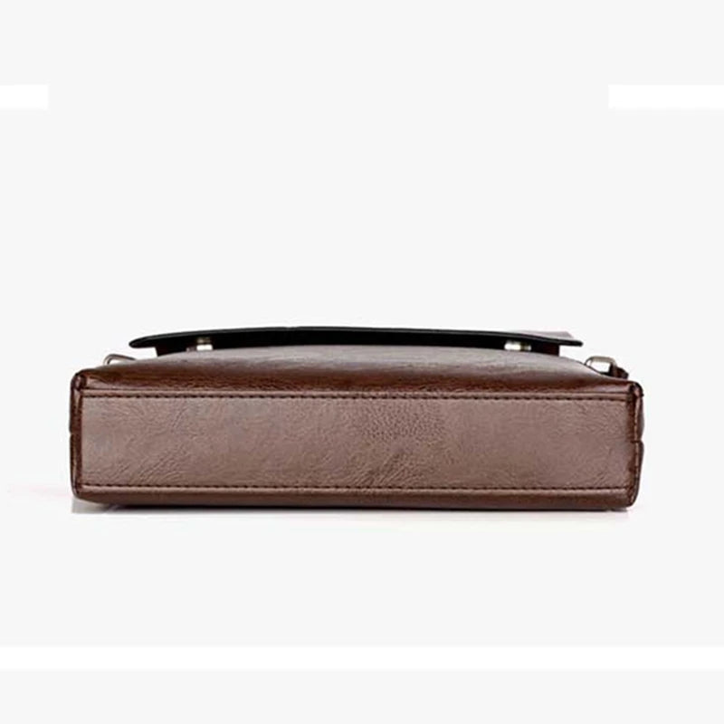 Vintage Crossbody Bag Men Hangbag Leather Casual Male Shoulder