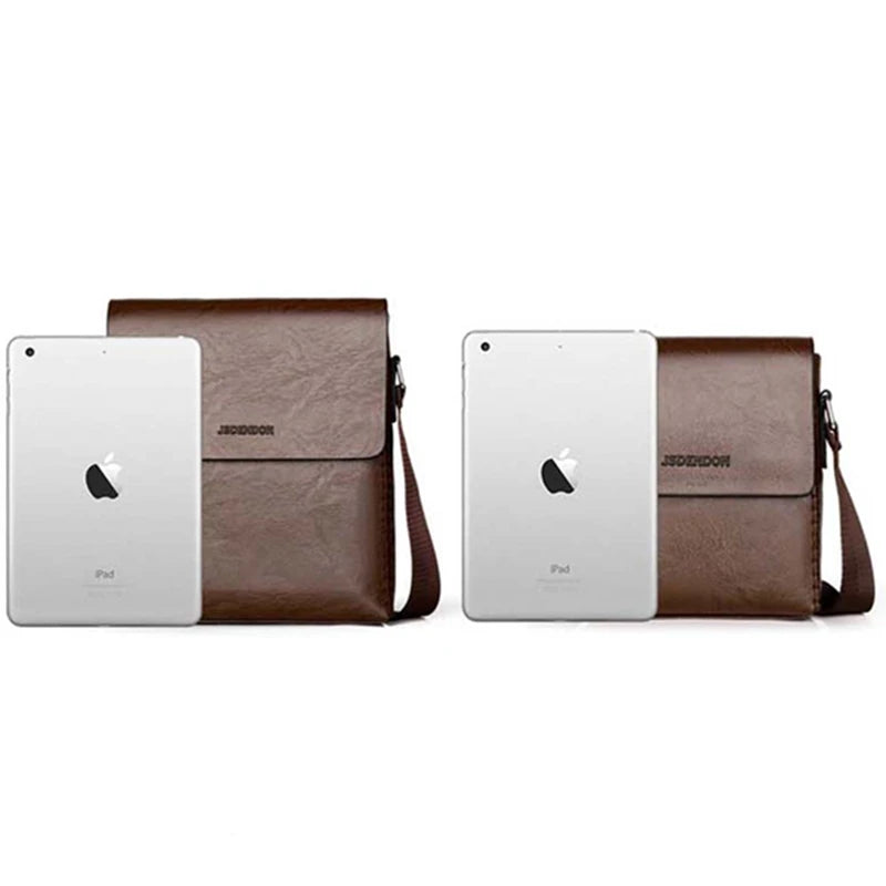 Vintage Crossbody Bag Men Hangbag Leather Casual Male Shoulder