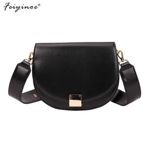 Vintage Crossbody Bags For Women Small Saddle Bag Leather Shoulder Bag